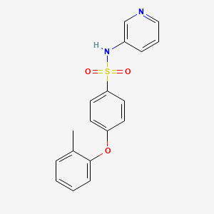 molecular formula C18H16N2O3S B2393192 N-(pyridin-3-yl)-4-(o-tolyloxy)benzenesulfonamide CAS No. 606944-13-2