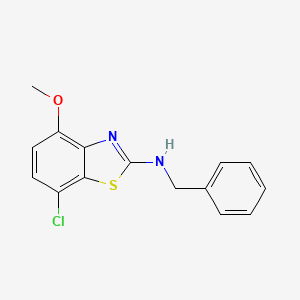 N-benzyl-7-chloro-4-methoxy-1,3-benzothiazol-2-amine