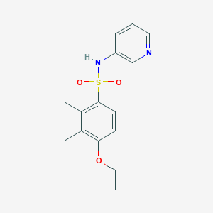 molecular formula C15H18N2O3S B239321 4-ethoxy-2,3-dimethyl-N-(3-pyridinyl)benzenesulfonamide 