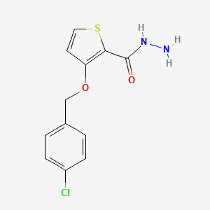 3-[(4-Chlorobenzyl)oxy]-2-thiophenecarbohydrazide