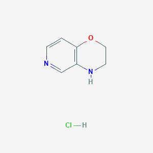 2H,3H,4H-pyrido[4,3-b][1,4]oxazine hydrochloride