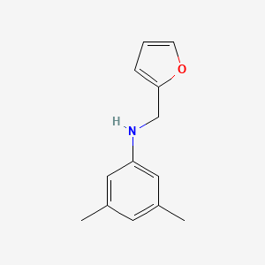 N-(furan-2-ylmethyl)-3,5-dimethylaniline