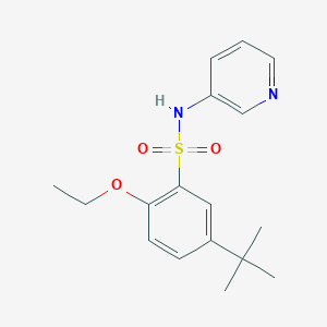 molecular formula C17H22N2O3S B239325 5-tert-butyl-2-ethoxy-N-(3-pyridinyl)benzenesulfonamide 