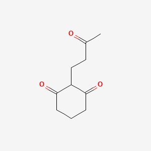 molecular formula C10H14O3 B2393252 2-(3-Oxobutyl)cyclohexane-1,3-dione CAS No. 34084-81-6