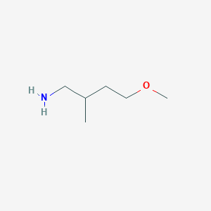 molecular formula C6H15NO B2393254 4-Methoxy-2-methylbutan-1-amine CAS No. 1249641-07-3