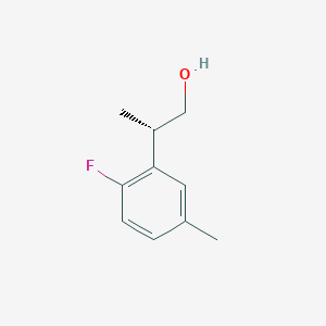 (2S)-2-(2-fluoro-5-methylphenyl)propan-1-ol