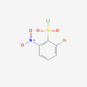 molecular formula C6H3BrClNO4S B2393296 2-溴-6-硝基苯磺酰氯 CAS No. 1261675-40-4