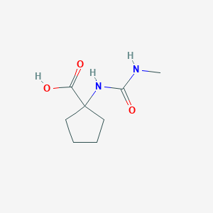 molecular formula C8H14N2O3 B2393323 1-[(Methylcarbamoyl)amino]cyclopentane-1-carboxylic acid CAS No. 954567-53-4