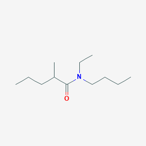 molecular formula C12H25NO B2393355 N-丁基-N-乙基-2-甲基戊酰胺 CAS No. 885907-59-5