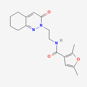 2,5-dimethyl-N-(2-(3-oxo-5,6,7,8-tetrahydrocinnolin-2(3H)-yl)ethyl)furan-3-carboxamide