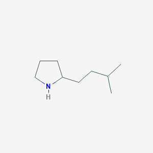 molecular formula C9H19N B2393361 2-(3-Methylbutyl)pyrrolidine CAS No. 1042807-69-1