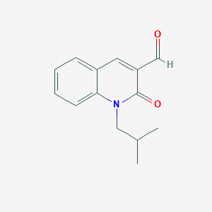 1-Isobutyl-2-oxo-1,2-dihydroquinoline-3-carbaldehyde