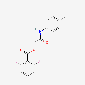 [2-(4-Ethylanilino)-2-oxoethyl] 2,6-difluorobenzoate
