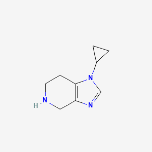 1-cyclopropyl-1H,4H,5H,6H,7H-imidazo[4,5-c]pyridine