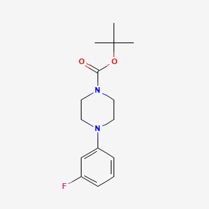 molecular formula C15H21FN2O2 B2393483 tert-Butyl 4-(3-fluorophenyl)piperazine-1-carboxylate CAS No. 951626-85-0