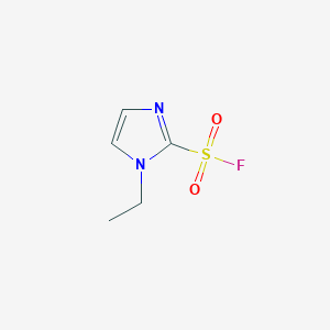 molecular formula C5H7FN2O2S B2393520 1-Ethylimidazole-2-sulfonyl fluoride CAS No. 1936128-42-5