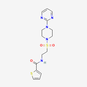 N-(2-((4-(pyrimidin-2-yl)piperazin-1-yl)sulfonyl)ethyl)thiophene-2-carboxamide