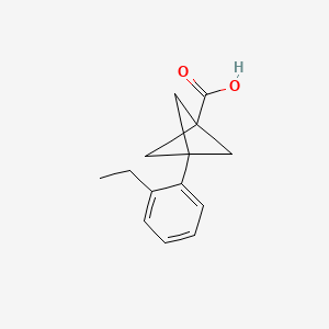 3-(2-Ethylphenyl)bicyclo[1.1.1]pentane-1-carboxylic acid
