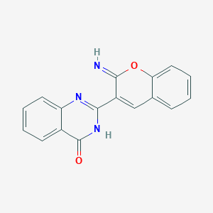 2-(2-imino-2H-chromen-3-yl)quinazolin-4(3H)-one