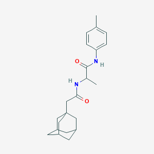 2-[[2-(1-adamantyl)acetyl]amino]-N-(4-methylphenyl)propanamide