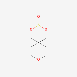 molecular formula C7H12O4S B2393617 2,4,9-Trioxa-3lambda4-thiaspiro[5.5]undecane 3-oxide CAS No. 2248268-34-8