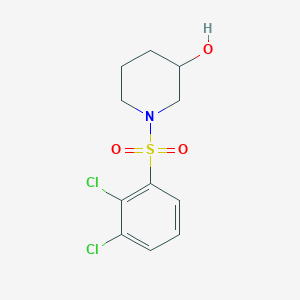 1-((2,3-Dichlorophenyl)sulfonyl)piperidin-3-ol