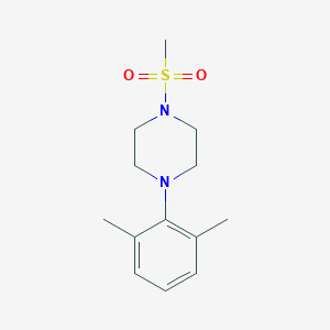 molecular formula C13H20N2O2S B239368 1-(2,6-Dimethylphenyl)-4-(methylsulfonyl)piperazine 