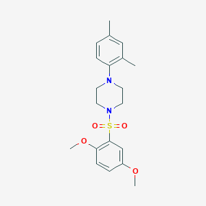 molecular formula C20H26N2O4S B239369 1-[(2,5-Dimethoxyphenyl)sulfonyl]-4-(2,4-dimethylphenyl)piperazine 