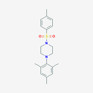molecular formula C20H26N2O2S B239370 1-Mesityl-4-[(4-methylphenyl)sulfonyl]piperazine 