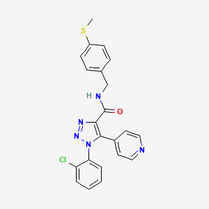 7-{[(4-methylbenzyl)oxy]methyl}-N-(3-methylphenyl)-2,3-dihydro-1,4-benzoxazepine-4(5H)-carboxamide