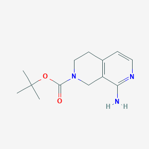 tert-Butyl 8-amino-3,4-dihydro-2,7-naphthyridine-2(1H)-carboxylate
