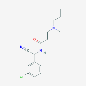 N-[(3-chlorophenyl)(cyano)methyl]-3-[methyl(propyl)amino]propanamide