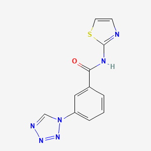 3-(1H-tetrazol-1-yl)-N-(thiazol-2-yl)benzamide