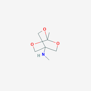molecular formula C7H13NO3 B2393723 N,1-Dimethyl-2,6,7-trioxabicyclo[2.2.2]octan-4-amine CAS No. 2287314-12-7