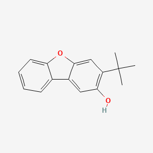 molecular formula C16H16O2 B2393725 3-Tert-butyldibenzofuran-2-ol CAS No. 300679-04-3