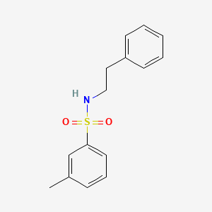 molecular formula C15H17NO2S B2393726 3-methyl-N-phenethylbenzenesulfonamide CAS No. 670271-70-2