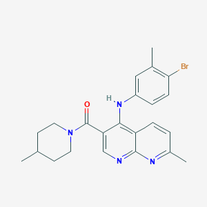 5-(pentanoylamino)-6-piperazin-1-yl-N,N-dipropylnicotinamide