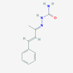 molecular formula C11H13N3O B239375 Benzylideneacetone semicarbazone CAS No. 1722-63-0