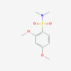 molecular formula C10H15NO4S B239377 2,4-dimethoxy-N,N-dimethylbenzenesulfonamide 