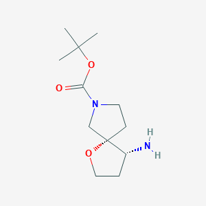 tert-Butyl (4R,5S)-4-amino-1-oxa-7-azaspiro[4.4]nonane-7-carboxylate