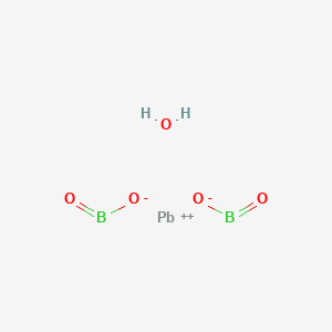 molecular formula B2H2O5P B239385 Lead metaborate monohydrate CAS No. 10214-39-8