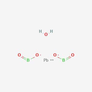 molecular formula B2H2O5P B239385 Métaborate de plomb monohydraté CAS No. 10214-39-8