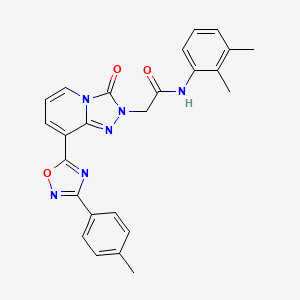 N-(2,3-dimethylphenyl)-2-(3-oxo-8-(3-(p-tolyl)-1,2,4-oxadiazol-5-yl)-[1,2,4]triazolo[4,3-a]pyridin-2(3H)-yl)acetamide