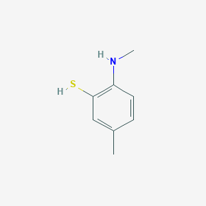 molecular formula C8H11NS B2393879 5-甲基-2-(甲基氨基)苯硫醇 CAS No. 79226-39-4