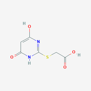 [(4,6-Dihydroxypyrimidin-2-YL)thio]acetic acid