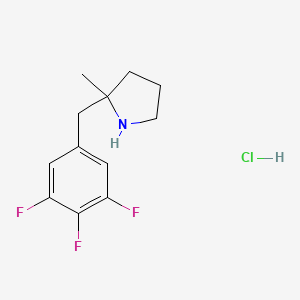 2-Methyl-2-(3,4,5-trifluorobenzyl)pyrrolidine hydrochloride
