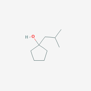 1-(2-Methylpropyl)cyclopentan-1-ol