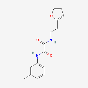 N1-(2-(furan-2-yl)ethyl)-N2-(m-tolyl)oxalamide
