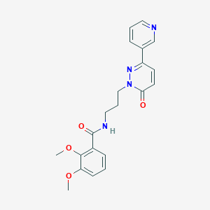 2,3-dimethoxy-N-(3-(6-oxo-3-(pyridin-3-yl)pyridazin-1(6H)-yl)propyl)benzamide
