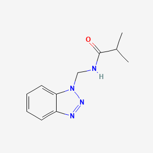 N-(Benzotriazol-1-ylmethyl)-2-methylpropionamide